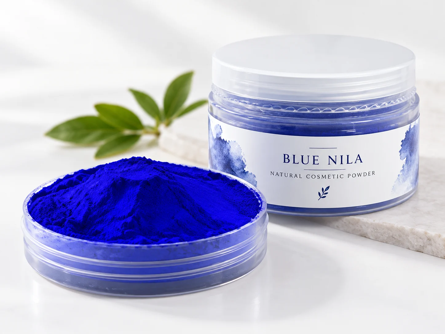 Poudre de nila bleue du Maroc