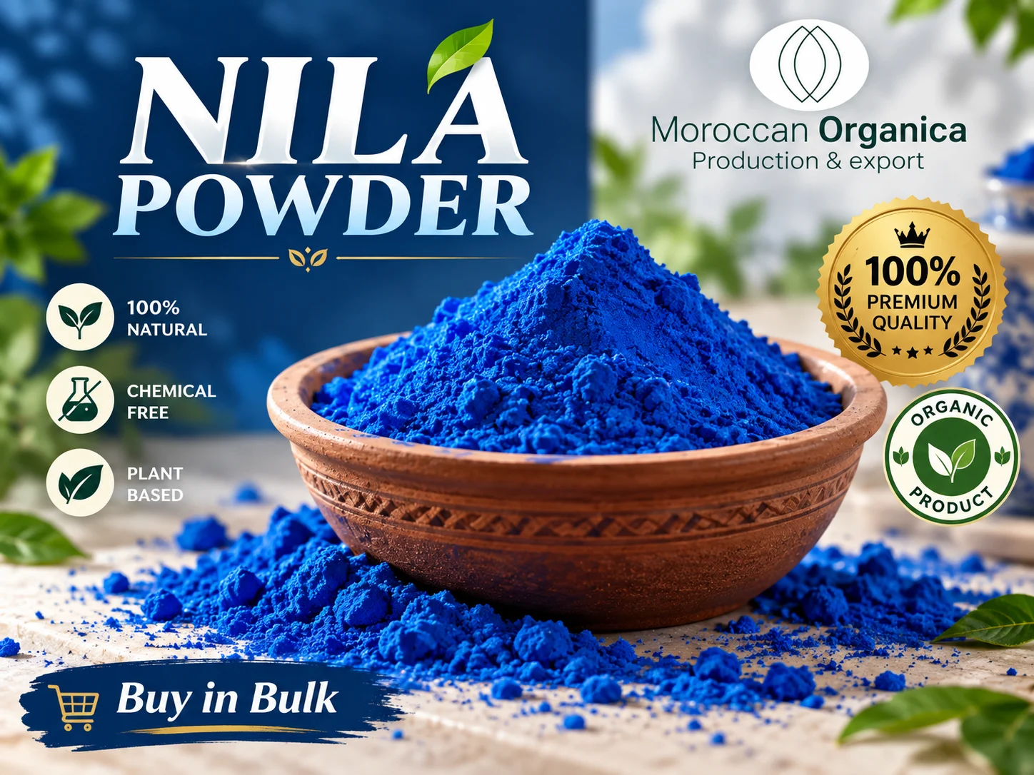 Moroccan Nila Powder – Natural Mask et Scrub