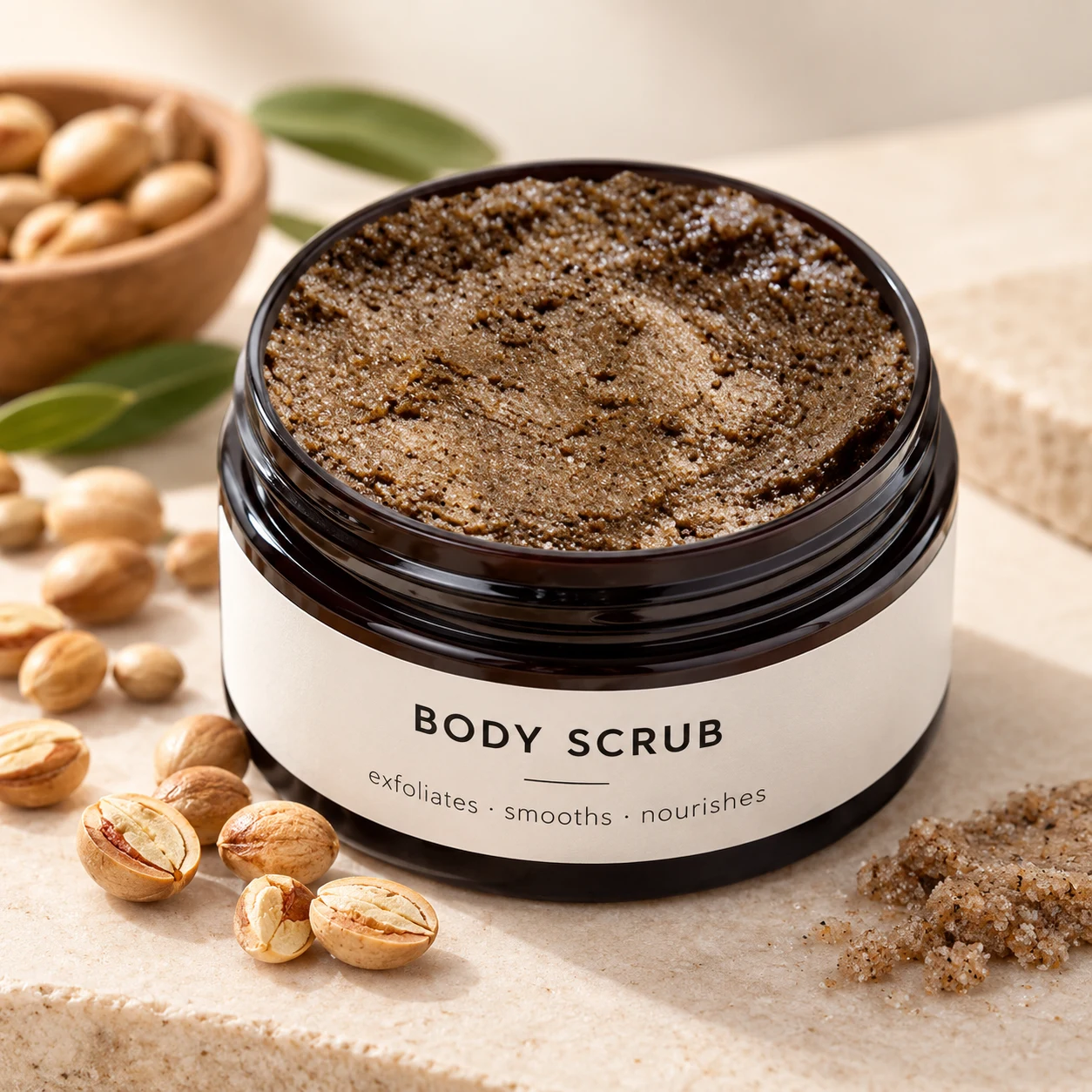 Gommage corporel naturel