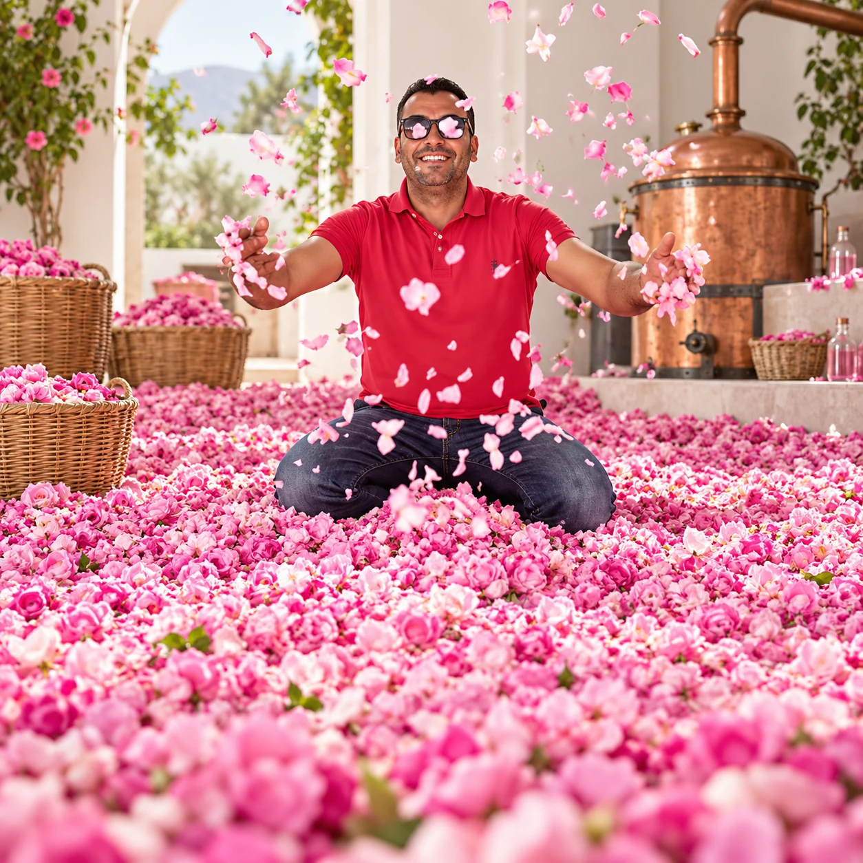 Eau de rose marocaine — distillation traditionnelle